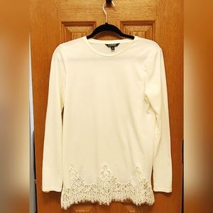 Ladies lace detail top